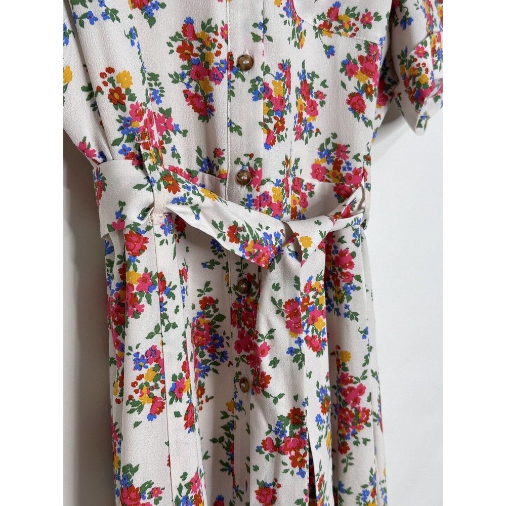 SEZANE ADÈLE DRESS JARDIN SECRET SIZE 38 US 6 - Picture 9 of 16